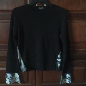 Silvia Novelli Black Sweater Size L